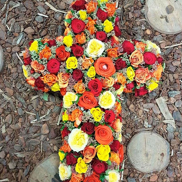 Des fleurs pour deuil à Quintenas